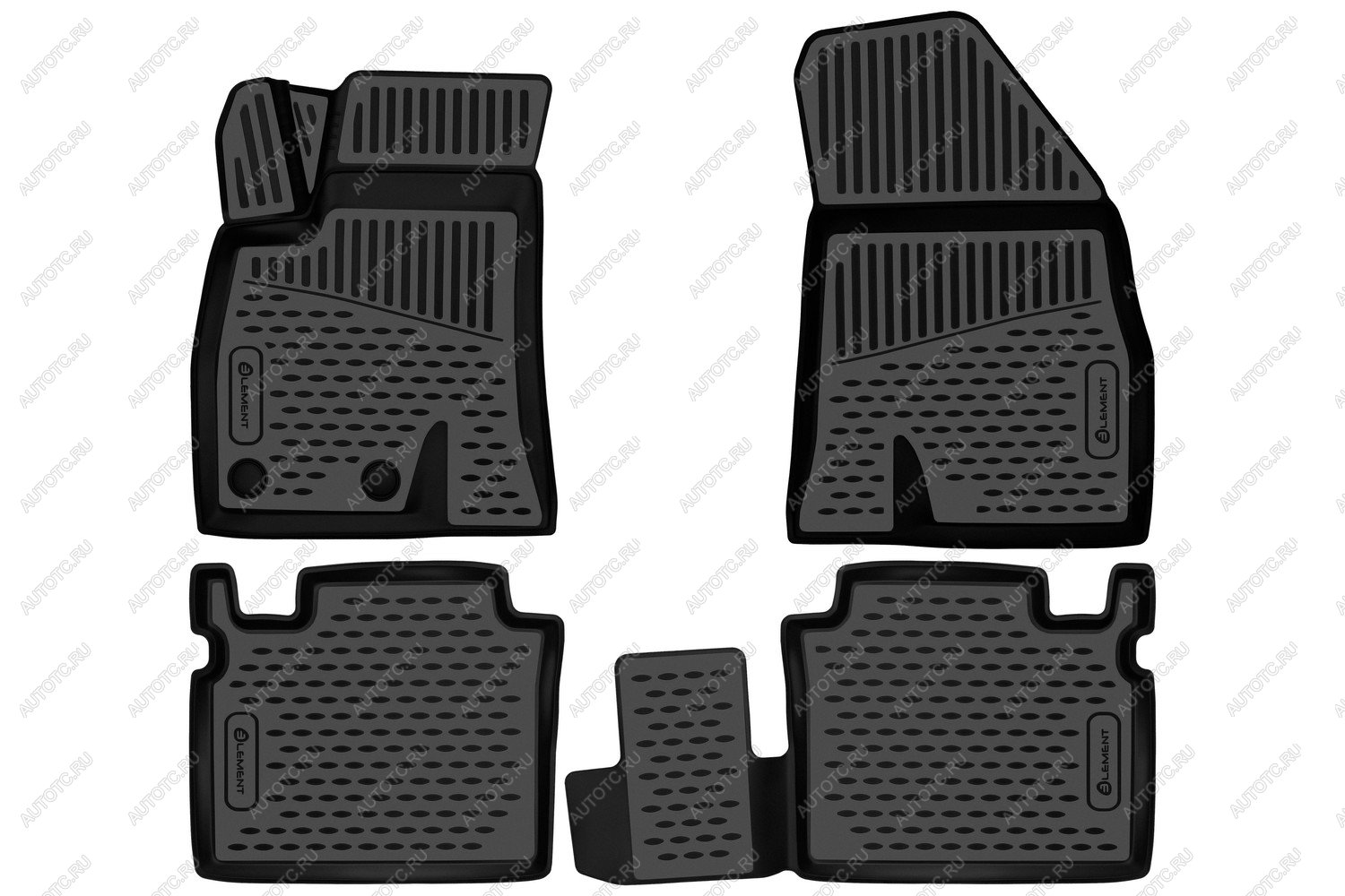 2 339 р. Коврики 3D в салон CHERY Arrizo 8 2022-, седан, 4шт. (полиуретан)  Черри Арризо 8 Element element3da70160210k  с доставкой в г. Керчь