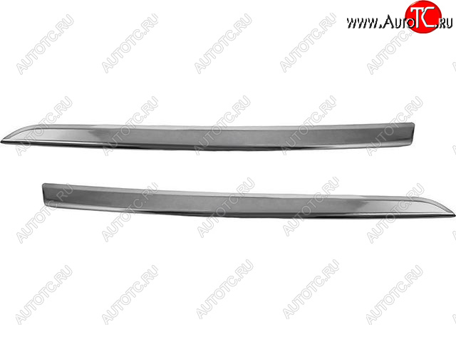 1 549 р. LOGAN (SANDERO) МОЛДИНГ РЕШЕТКИ РАДИАТОРА Л+П (КОМПЛЕКТ) ХРОМ (Китай) BodyParts rnlog14-121-n  с доставкой в г. Керчь