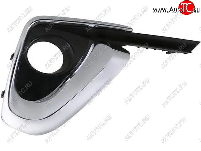 1 859 р. Правая вставка под ПТФ BodyParts Toyota Fortuner AN160 дорестайлинг (2015-2020) (молдинг хром)  с доставкой в г. Керчь
