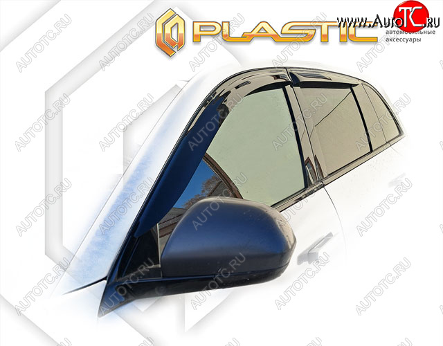 2 299 р. Дефлектора окон CA-Plastic Li L7 (2022-2025) (classic полупрозрачный, без хром. молдинга)  с доставкой в г. Керчь