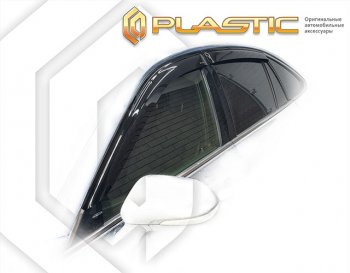 1 999 р. Дефлектора окон CA-Plastic  Toyota Crown  S220 (2017-2022) (серия Сlassic полупрозрачный, без хром. молдинга)  с доставкой в г. Керчь. Увеличить фотографию 2
