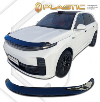 3 099 р. Дефлектор капота (рынок Китая) CA-Plastic Exclusive Li L7 (2022-2025) (серия Сlassic черный, без надписи)  с доставкой в г. Керчь. Увеличить фотографию 2