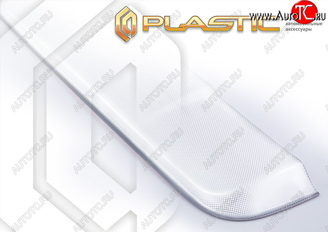 2 079 р. Ветровик люка (84 см.) Шелкография белая CA Plastic на JAC JS4 I поколение, джип/suv 5 дв.,  2022 - н. в.  с доставкой в г. Керчь