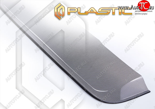2 079 р. Ветровик люка (84 см.) Шелкография черная CA Plastic на JAC JS4 I поколение, джип/suv 5 дв.,  2022 - н. в.  с доставкой в г. Керчь