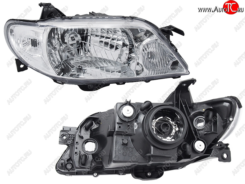5 899 р. Фара MAZDA FAMILIA323 02-04 RH (Евросвет) DEPO 216-1144R-LD-E  с доставкой в г. Керчь