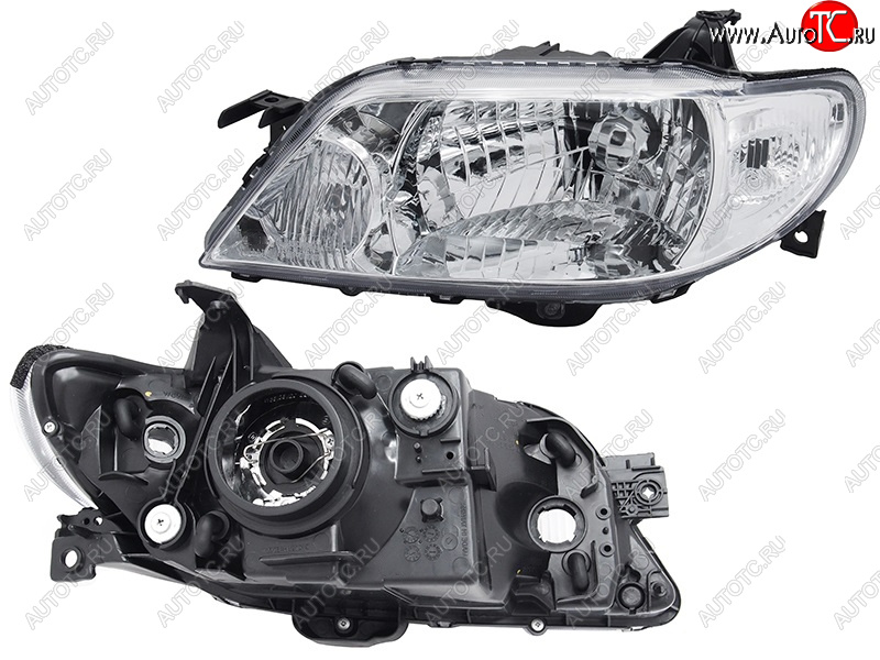 5 899 р. Фара MAZDA FAMILIA323 02-04 LH (Евросвет)                                                           DEPO 216-1144L-LD-E  с доставкой в г. Керчь