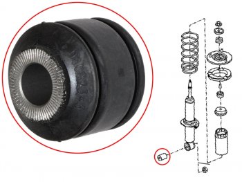 Сайлентблок Nissan Pathfinder 04-14  Frontier 04-21  Navara 04-15 NISSAN 56219-5X00A