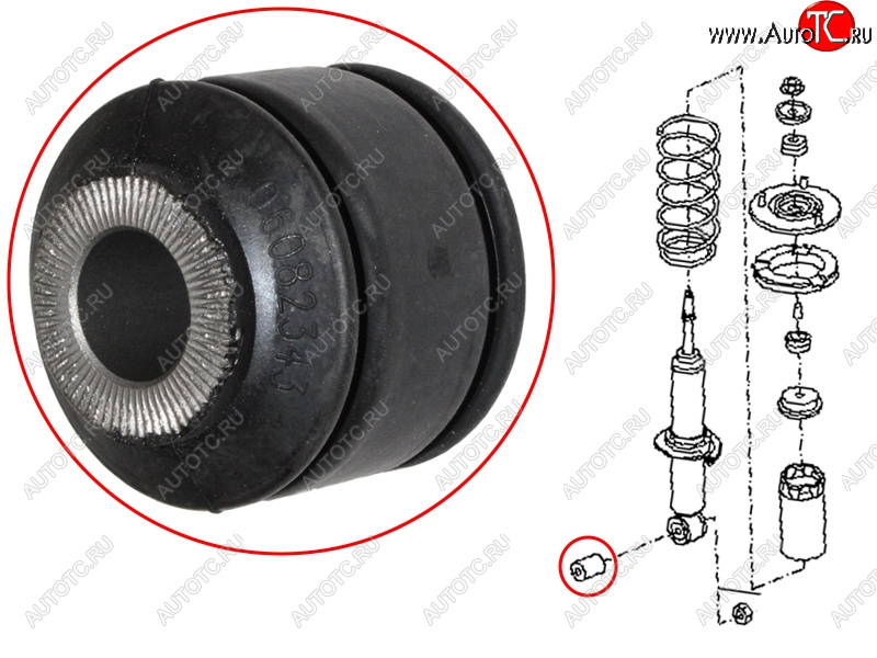 1 339 р. Сайлентблок Nissan Pathfinder 04-14  Frontier 04-21  Navara 04-15 NISSAN 56219-5X00A  с доставкой в г. Керчь