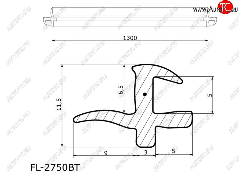 729 р. Молдинг лобового стекла (Сверху) Mitsubishi Outlander 05-12  Citroen C-Crosser 07-12  Peugeot 4007 FLEXLINE FL-2750BT  с доставкой в г. Керчь