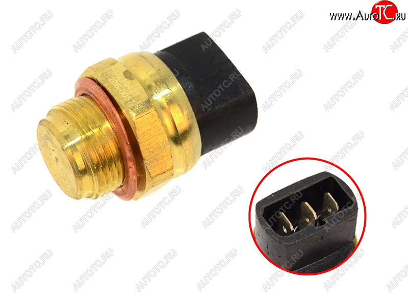 519 р. Датчик температуры ОЖ VW PASSAT 96-00 JETTA 86-91 GOLF 2, 3 POLO 85-94 SAT ST-206-0057  с доставкой в г. Керчь