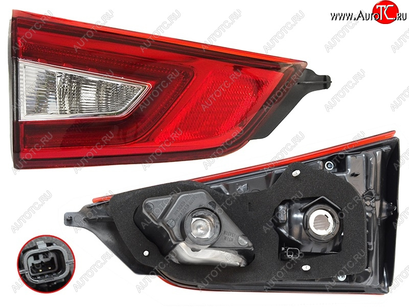 2 199 р. Фонарь в крышку багажника NISSAN QASHQAI 14-19 LH SAT ST-215-1326L  с доставкой в г. Керчь
