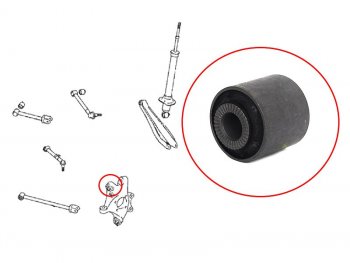 Сайлентблок Toyota Crown 03-12  Lexus GS 05-12  Toyota Crown Majesta 04-09  Mark X 04-09 SAT ST-48725-0N010