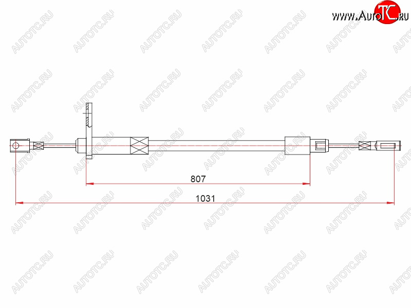 639 р. Трос ручного тормоза RH SAT Mercedes-Benz E-Class W210 дорестайлинг универсал (1996-1999)  с доставкой в г. Керчь