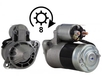 Стартер (1.2 kW Z=8) SAT Mitsubishi Chariot  N30,N40 - Lancer  8
