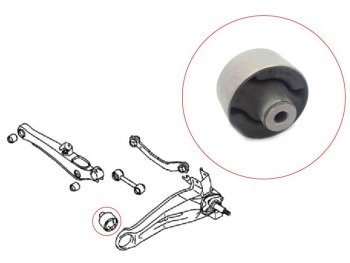 Сайлентблок Mitsubishi Lancer 02-10  Outlander 02-12  Airtrek 01-05 SAT ST-MR519127