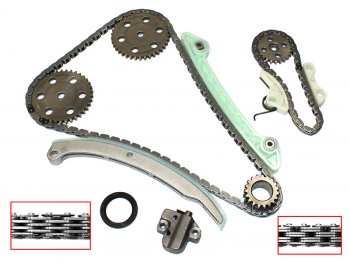 Комплект цепи ГРМ MAZDA 356ATENZAAXELAMX-5TRIBUTEFORD L8LF 1.82.0 (L=134) 02- SAT TK-MA140