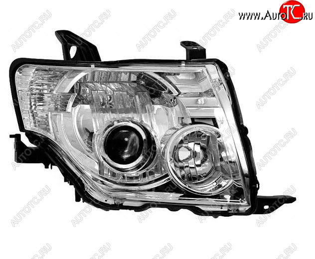 0 р. Правая фара (ксенон) CHINA Mitsubishi Pajero 4 V80 дорестайлинг (2006-2011)  с доставкой в г. Керчь