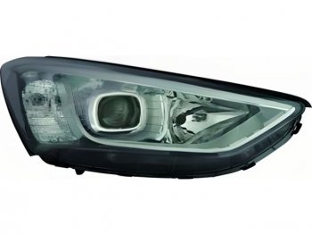 Правая фара (корректор, линзован) CHINA Hyundai Santa Fe  DM (2012-2016) дорестайлинг
