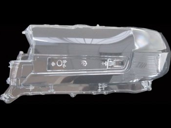 Левое стекло передней фары (пр-во Китай) CHINA Toyota Land Cruiser  200 (2015-2021) 2-ой рестайлинг