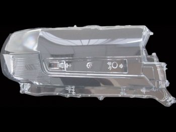 Правое стекло передней фары (пр-во Китай) CHINA Toyota Land Cruiser  200 (2015-2021) 2-ой рестайлинг