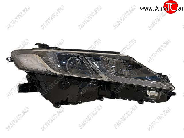 0 р. Правая фара (1 диодная полоска) CHINA  Toyota Camry  XV70 (2017-2021) дорестайлинг  с доставкой в г. Керчь