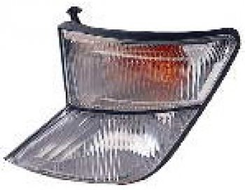 Левый указатель поворота угловой (пр-во Китай) DEPO  Nissan Patrol  5 (1997-2001) Y61 дорестайлинг (белый)
