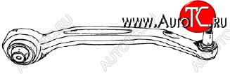 2 259 р. AUDI A6 04- РЫЧАГ ПЕРЕДН ПОДВЕСКИ ПРАВ НИЖН СЗАДИ (Тайвань) BodyParts ai0a604-811-r  с доставкой в г. Керчь