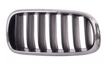 X5 13- {STANDARD} РЕШЕТКА РАДИАТОРА ЛЕВ ХРОМ ЧЕРН (Тайвань) BodyParts bmf1513-100-l