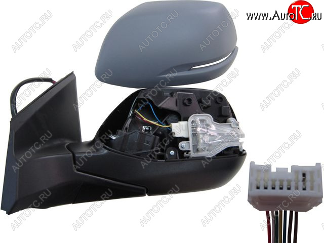 5 849 р. Боковое левое зеркало (электрическое, с подогревом) BodyParts  Honda CR-V  RM1,RM3,RM4 (2012-2015) дорестайлинг (неокрашенное)  с доставкой в г. Керчь