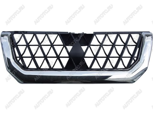 6 999 р. Решетка радиатора (пр-во Китай) BODYPARTS Mitsubishi Pajero Sport PA дорестайлинг (1996-2004) (хром)  с доставкой в г. Керчь
