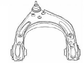 W211 02- РЫЧАГ ПЕРЕДН ПОДВЕСКИ ЛЕВ ВЕРХН (Тайвань) BodyParts md21102-811-l