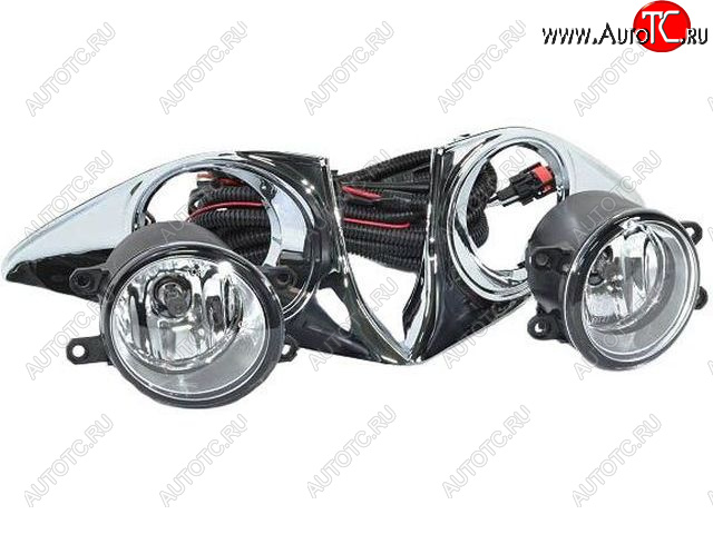 4 999 р. Комплект противотуманных фар (с проводкой, рамкой) BodyParts  Toyota Camry  XV50 (2011-2014) дорестайлинг  с доставкой в г. Керчь