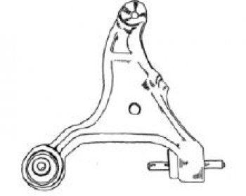 4 099 р. S60 (V70 02-) РЫЧАГ ПЕРЕДН ПОДВЕСКИ ЛЕВ НИЖН (Тайвань) BodyParts vvs6000-810-l  с доставкой в г. Керчь. Увеличить фотографию 1