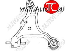 3 299 р. S60 00- {V70 02-} РЫЧАГ ПЕРЕДН ПОДВЕСКИ ПРАВ НИЖН (Тайвань) BodyParts vvs6000-810-r  с доставкой в г. Керчь