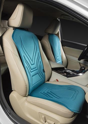 2 599 р. Накидка на сиденье (1 место Афины) ЛЮКС ст АЛЬБИОН Lord Autofashion   (бирюзовый, строчка темно-бирюзовая)  с доставкой в г. Керчь. Увеличить фотографию 2