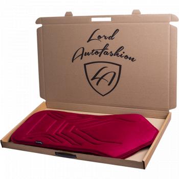 2 599 р. Накидка на сиденье (1 место Афины) ЛЮКС ст АЛЬБИОН Lord Autofashion   (красный, строчка темно-красная)  с доставкой в г. Керчь. Увеличить фотографию 5