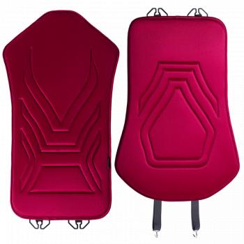 2 599 р. Накидка на сиденье (1 место Афины) ЛЮКС ст АЛЬБИОН Lord Autofashion   (красный, строчка темно-красная)  с доставкой в г. Керчь. Увеличить фотографию 8