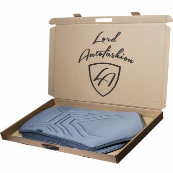 2 599 р. Накидка на сиденье (1 место Афины) ЛЮКС ст АЛЬБИОН Lord Autofashion   (серо-голубой, строчка серо-голубая)  с доставкой в г. Керчь. Увеличить фотографию 5