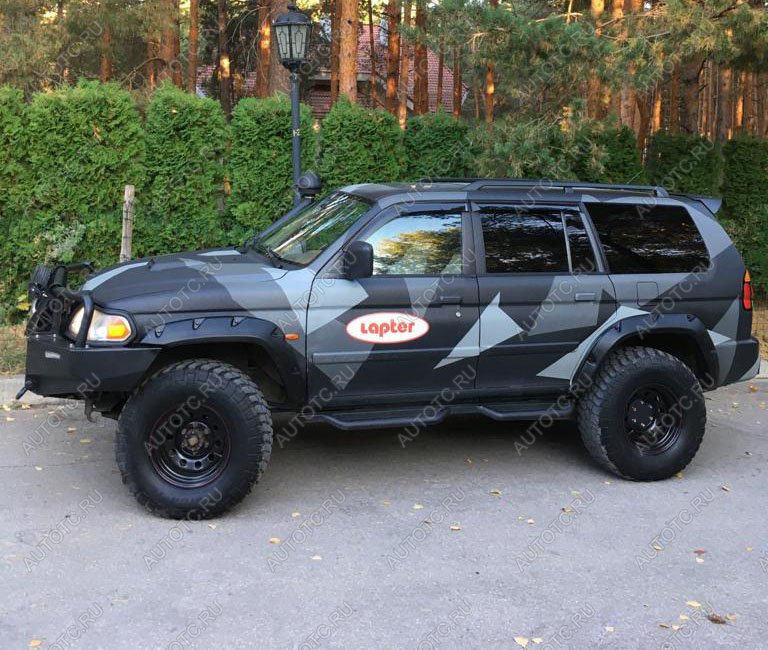 23 999 р. Расширители колёсных арок Mitsubishi Pajero Sport (70мм) под силовой бампер  mps  с доставкой в г. Керчь