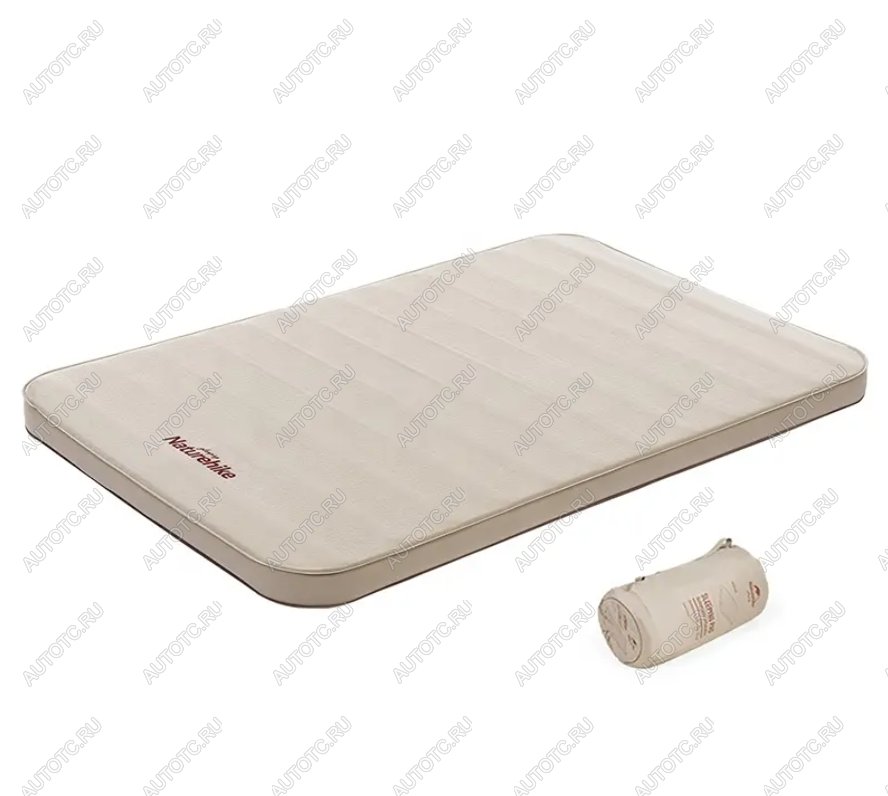 28 229 р. Коврик самонадувающийся Naturehike C10, двойной 200х132х10 cм, бежевый  nh20fcd08-c10dp  с доставкой в г. Керчь