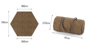 27 559 р. Палатка Naturehike Hexagonal 3-4-местная, автоматическая, хаки (бежевая)  cnh22zp007-kh  с доставкой в г. Керчь. Увеличить фотографию 6
