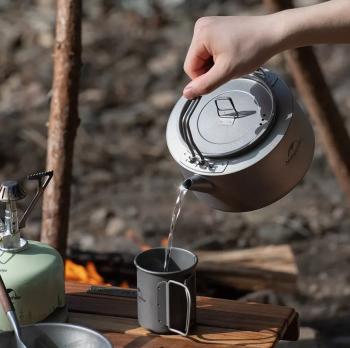 10 759 р. Чайник походный Naturehike 1 л., титановый  nh21cj007-1ti  с доставкой в г. Керчь. Увеличить фотографию 8