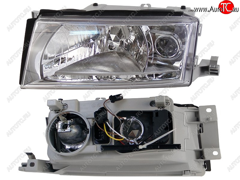 8 449 р. Фара левая (с ПТФ) TYC Skoda Octavia A5 дорестайлинг универсал (2004-2008)  с доставкой в г. Керчь