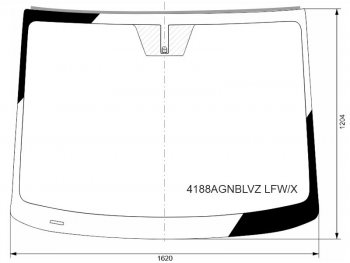 16 649 р. Стекло лобовое (Молдинг) Hyundai Staria 21- XYG 4188AGNBLVZ LFW/X  с доставкой в г. Керчь. Увеличить фотографию 1