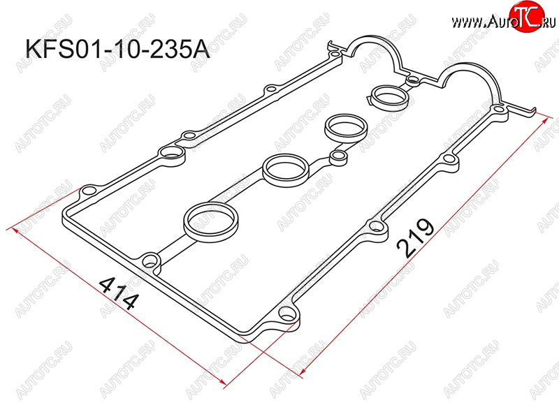 359 р. Прокладка клапанной крышки MZ FP, FS, 92-97 SAT KFS01-10-235A  с доставкой в г. Керчь