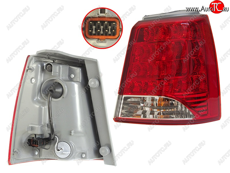 10 299 р. Фонарь задний правый (LED) SAT  KIA Sorento  XM (2009-2012) дорестайлинг  с доставкой в г. Керчь