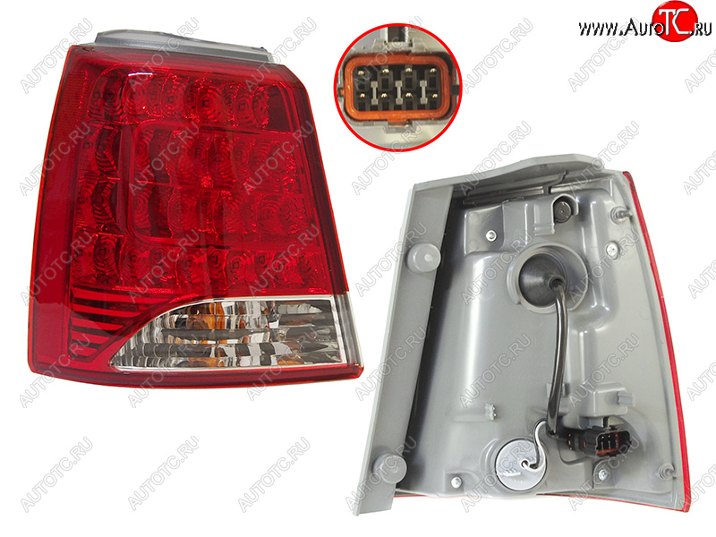 10 299 р. Фонарь задний левый (LED) SAT  KIA Sorento  XM (2009-2012) дорестайлинг  с доставкой в г. Керчь