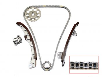 Комплект замены цепи ГРМ TOYOTA 1NZ-FE1NZ-FXE 04- (на 1KR не подойдет; шестерня 13523-22020) SAT TK-TY280-A