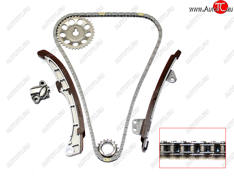 3 289 р. Комплект замены цепи ГРМ TOYOTA 1NZ-FE1NZ-FXE 04- (на 1KR не подойдет; шестерня 13523-22020) SAT TK-TY280-A  с доставкой в г. Керчь