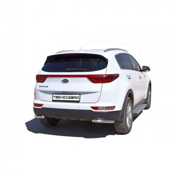 Пороги бумер алюминиевые с резинкой, Техно Сфера KIA Sportage ( 1 JA,  2 JE,KM,  3 SL,  4 QL,  5 NQ5) (1993-2025) дорестайлинг,  рестайлинг, рестайлинг